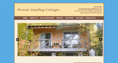 Desktop Screenshot of mowatlandingcottages.ca