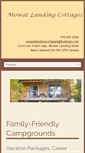 Mobile Screenshot of mowatlandingcottages.ca