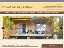 Tablet Screenshot of mowatlandingcottages.ca